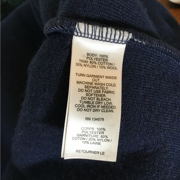 Vineyard Vines Blackwatch 1/2 Zip Oversized Fleece - Picture 4 of 8